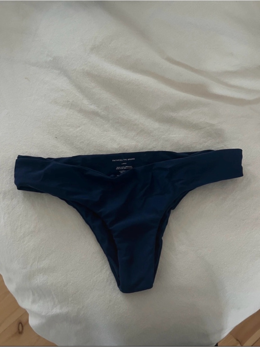 Faithfull the Brand Deep Navy Bikini Bottoms